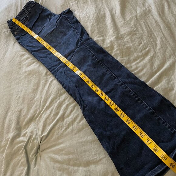 Coldwater Creek Stretch Straight Leg Jeans 40" Length - Blue - 10 - Picture 7 of 10
